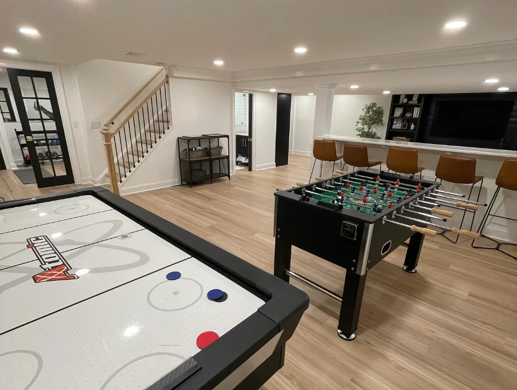 Custom Game Room - StoneBridge Renovations