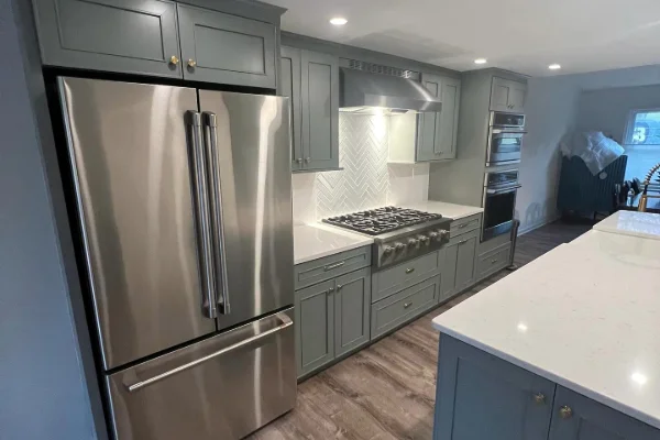 StoneBridge Renovations upgraded gourmet kitchen with stainless steel appliances